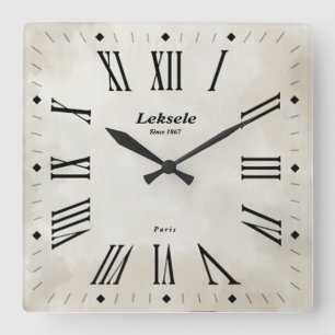 Cuadrado Reloj de la elegancia del vintage