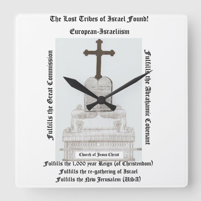 Cuadrado Reloj de la herencia cristiana (Anverso)