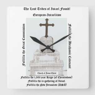 Cuadrado Reloj de la herencia cristiana