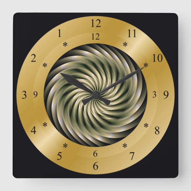 Cuadrado reloj de la máquina del tiempo ~ Warp Whirlpool ~ (Anverso)