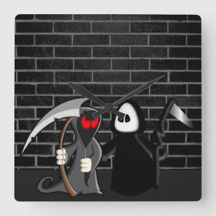 Cuadrado Reloj de la muerte del parca