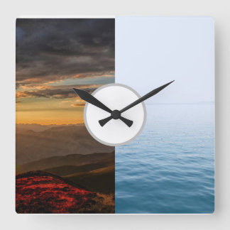 Cuadrado Reloj de la naturaleza