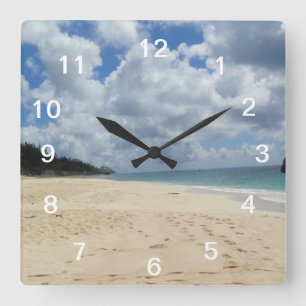 Cuadrado Reloj de la playa