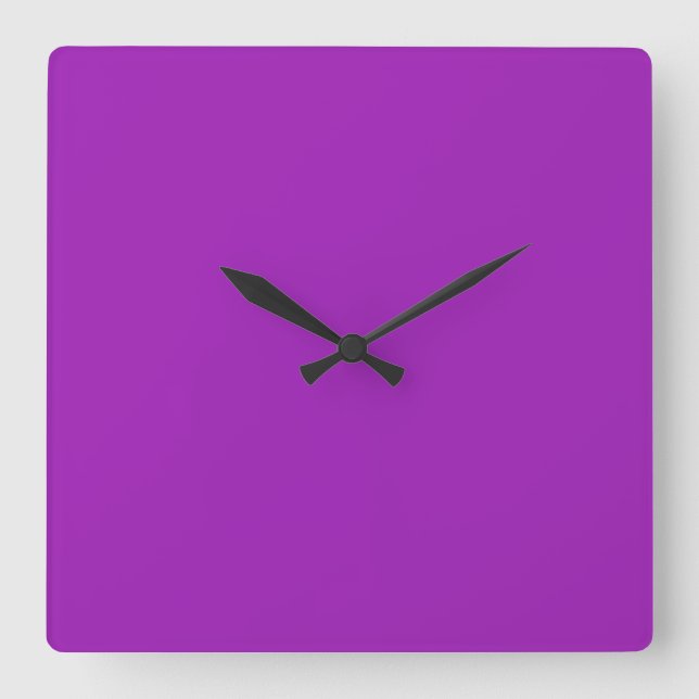Cuadrado Reloj de lavanda (Anverso)