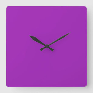 Cuadrado Reloj de lavanda