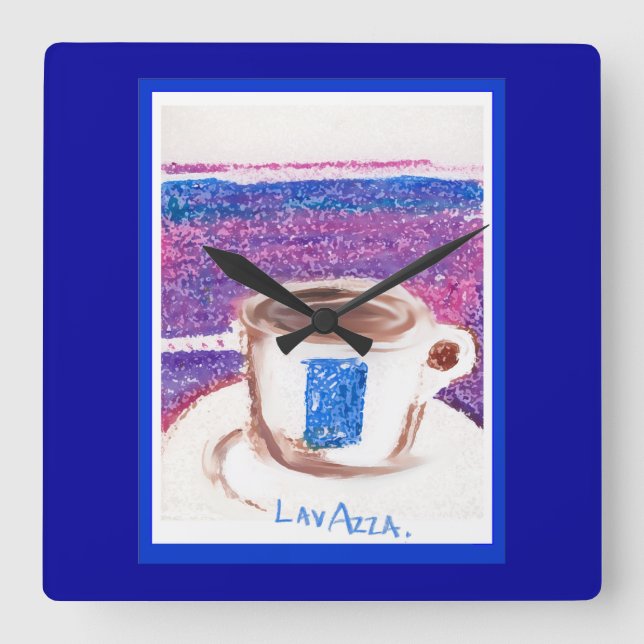 Cuadrado Reloj de LaVazza (Anverso)