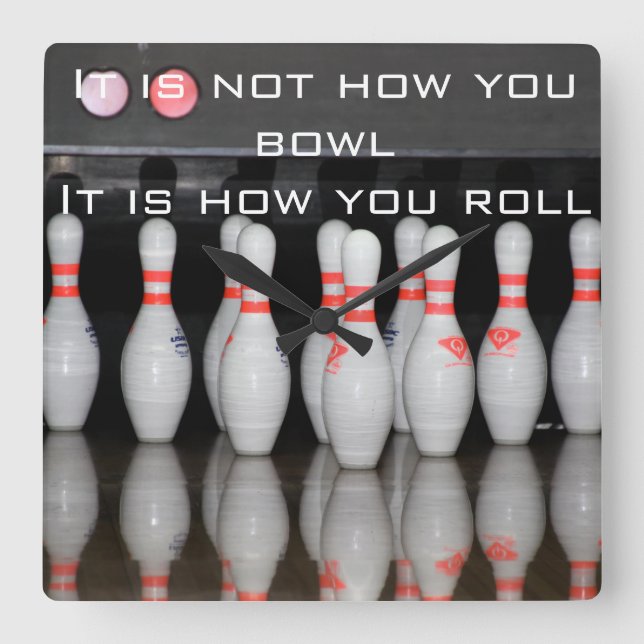 Cuadrado Reloj de los bolos (Anverso)