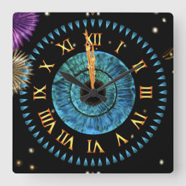 Cuadrado Reloj de medianoche