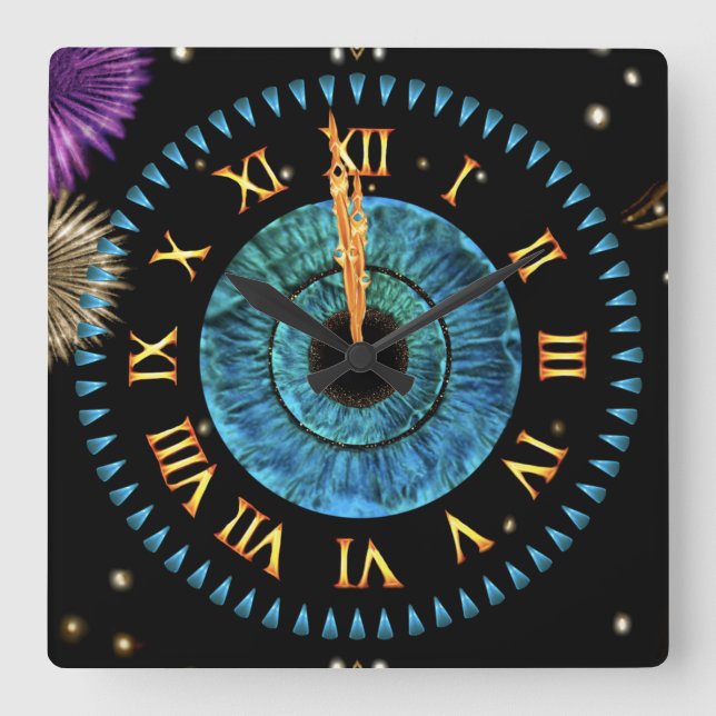 Cuadrado Reloj de medianoche (Anverso)