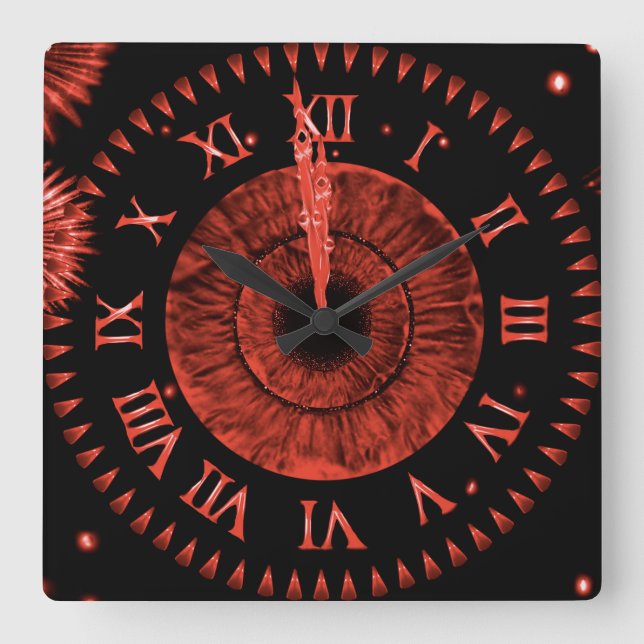 Cuadrado Reloj de medianoche de rubí (Anverso)