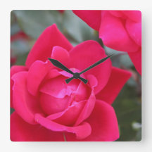 RELOJ DE MURO ROJO