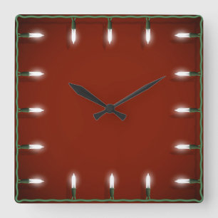 Cuadrado Reloj de Navidades curos