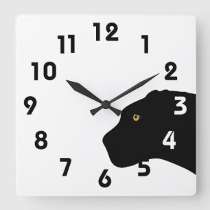 Cuadrado Reloj de pantera