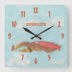 Cuadrado reloj de Personalizado