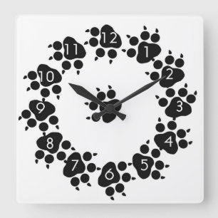 Cuadrado Reloj de Pies