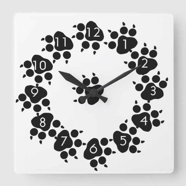 Cuadrado Reloj de Pies (Anverso)