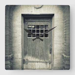 Cuadrado Reloj de puerta cuadrada