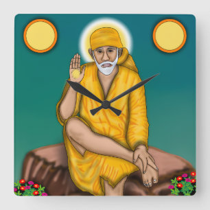 Cuadrado Reloj de Sai Baba
