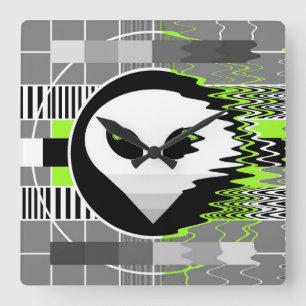 Cuadrado Reloj de televisión alienígena