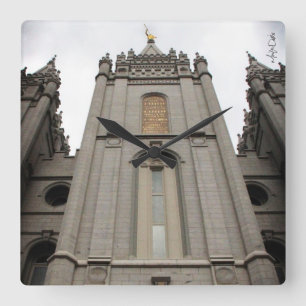 Cuadrado reloj de templo lds salt lake city ut