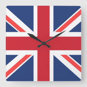 Cuadrado Reloj de Union Jack
