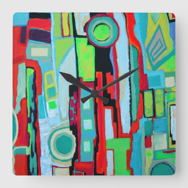 Cuadrado Reloj de Wall Street de Nueva Orleans (Anverso)