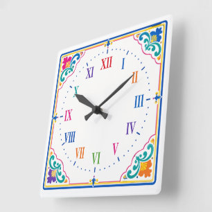 Cuadrado Reloj decorativo elegante para hogar y oficina