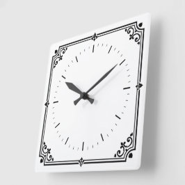 Cuadrado Reloj Decorativo Elegante para Hogar y Oficina