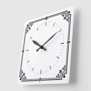 Cuadrado Reloj Decorativo Elegante para Hogar y Oficina