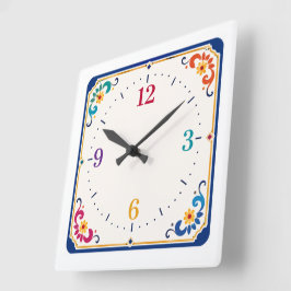 Cuadrado Reloj Decorativo Moderno para Hogar y Oficina