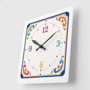 Cuadrado Reloj Decorativo Moderno para Hogar y Oficina