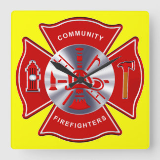 Cuadrado Reloj del bombero