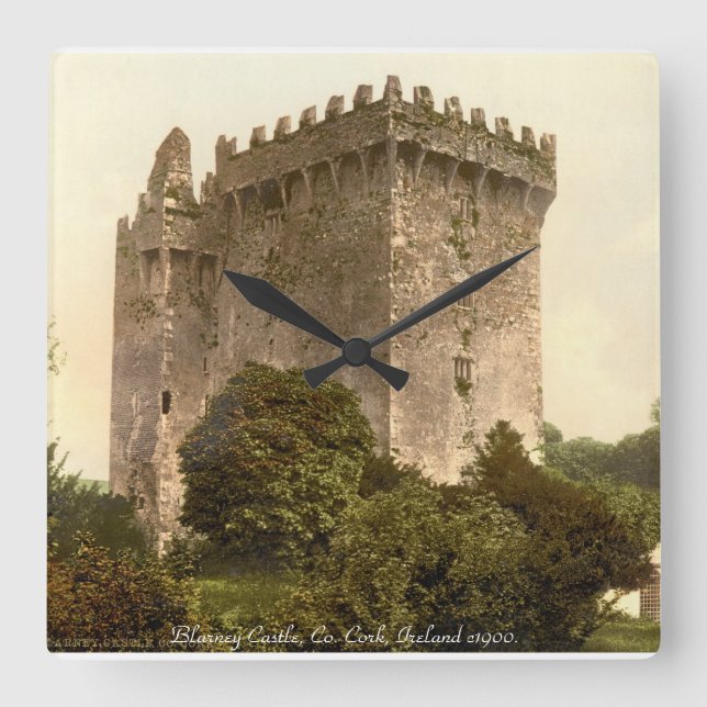 Cuadrado Reloj del castillo de Blarney, Co. Cork, Irlanda. (Anverso)