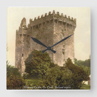 Cuadrado Reloj del castillo de Blarney, Co. Cork, Irlanda.