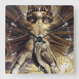 Cuadrado Reloj del dragón - Guillermo Blake - gran dragón