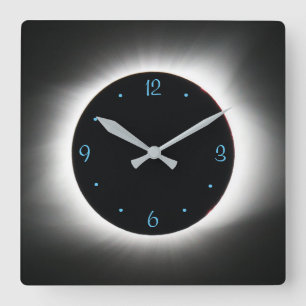 Cuadrado Reloj del eclipse solar