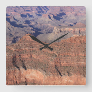 Cuadrado Reloj del Gran Cañón (de color brillante)