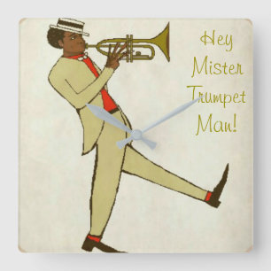 Cuadrado Reloj del jazz