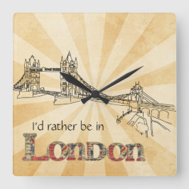 Cuadrado Reloj del muro de Londres