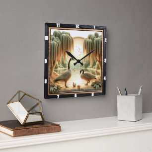 Cuadrado Reloj del patrimonio geológico de Lakeside