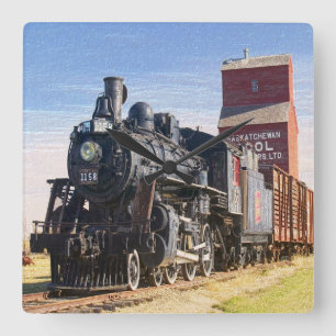 Cuadrado Reloj del tren 1