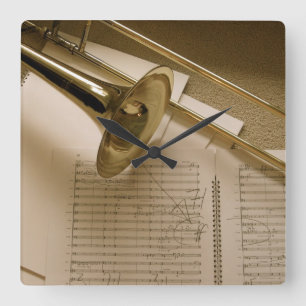 Cuadrado Reloj del Trombone