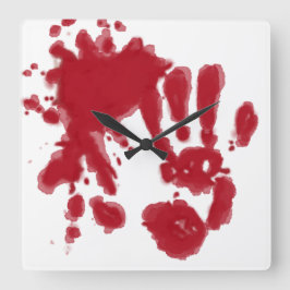 Cuadrado reloj del zombi