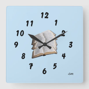 Cuadrado Reloj : Días para aprender .