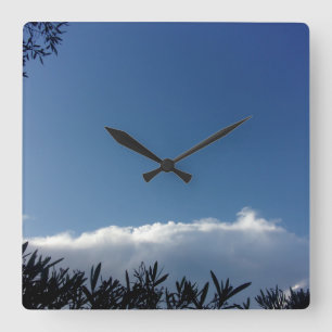 CUADRADO RELOJ DISEÑO DE ESTILO DE ECO DE GUAY