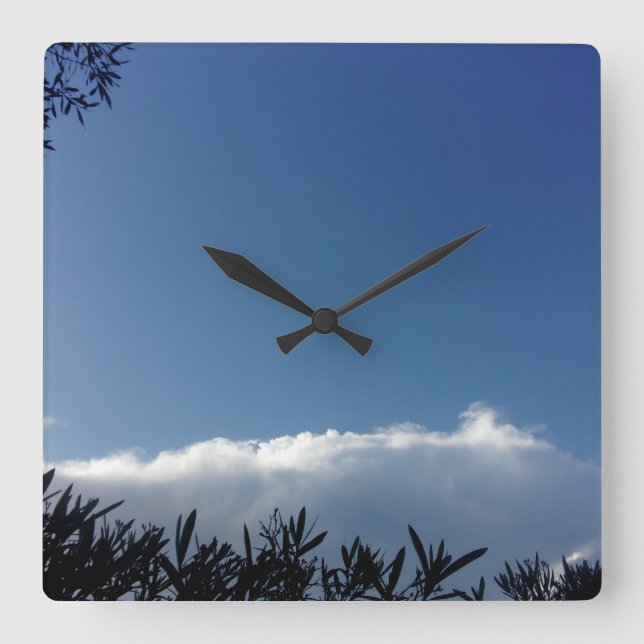 CUADRADO RELOJ DISEÑO DE ESTILO DE ECO DE GUAY (Anverso)