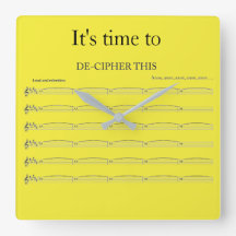 Reloj divertido de los organizadores