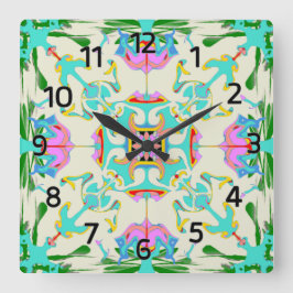 Cuadrado Reloj estilo victoriano de Edimburgo