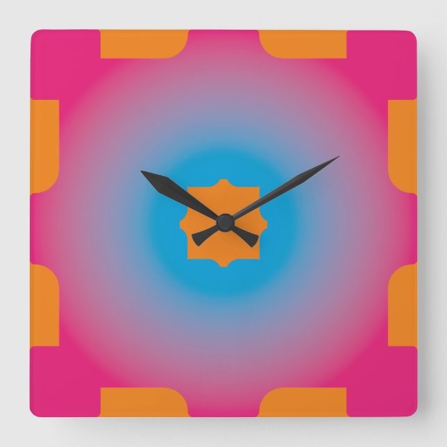 CUADRADO RELOJ GEOMÉTRICO 24 DE MASANSER PIXELAT (Anverso)