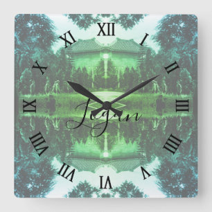 Cuadrado Reloj grande del parc de mártires de Canton de Chi